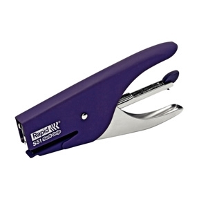 Rapid Stapler S51 t/15 listova SoftGrip ljubičasta