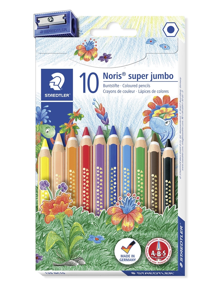 Staedtler olovka u boji Noris Club Super Jumbo paket (10)