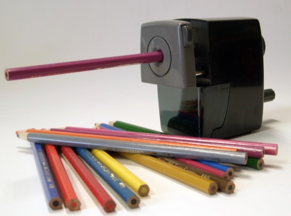 Bünger\'s Pencil Sharpener desktop model black.