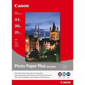 Canon SG-201 Photo Plus Semi-gloss 260g/m² - A3, 20 listova