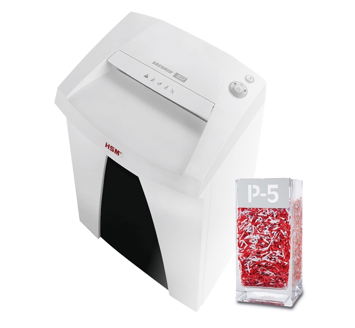 HSM Securio shredder B22 P5 1.9x15 confetti