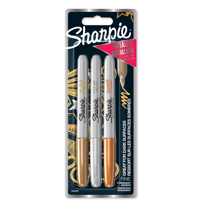 Sharpie marker metalik 1,4 mm u izboru zlata/srebra/bronce (3)