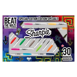 Sharpie Marker Fine 1.0mm Big Pack (30)