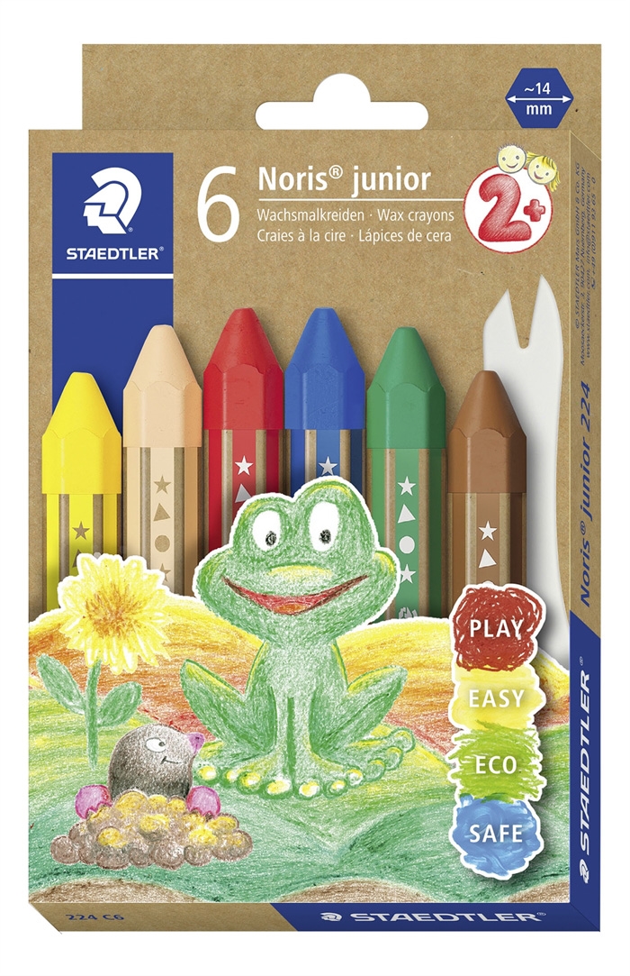 Staedtler Wax Colors Noris Junior set (6)