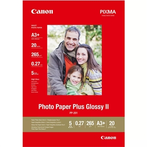 Canon PP-201 Photo Paper Plus II 265g/m² - A3+, 20 listova