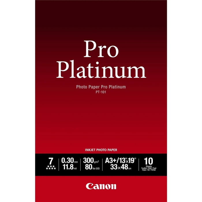 Canon Photo Paper Pro Platinum 300g/m² - A3+, 10 listova