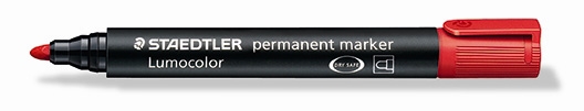 Staedtler marker Lumocolor Perm okrugli 2,0 mm crveni