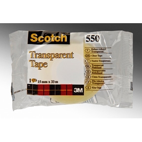 3M Tape Scotch 550 15mmx66m clear