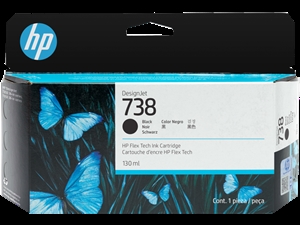 HP 738 crni DesignJet tintni uložak od 130 ml