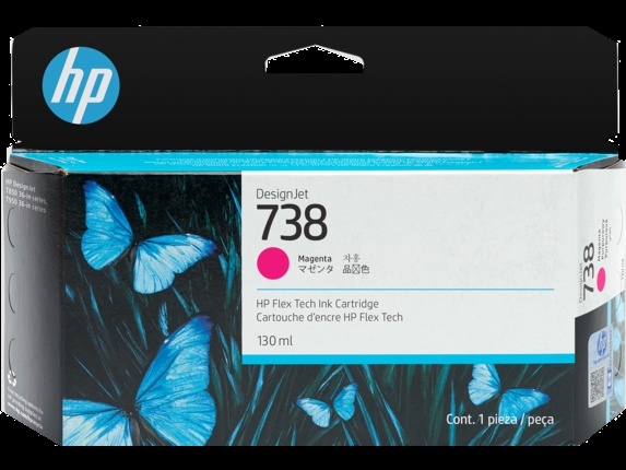 HP 738 130-ml magenta DesignJet tintni uložak