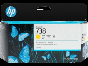 HP 738 žuti DesignJet tintni uložak od 130 ml