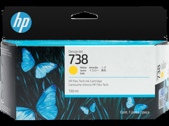 HP 738 žuti DesignJet tintni uložak od 130 ml