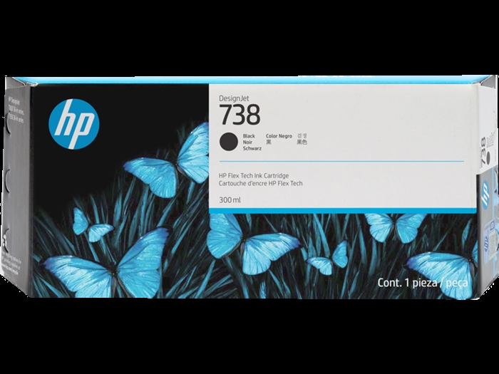 HP 738 crni DesignJet tintni uložak od 300 ml