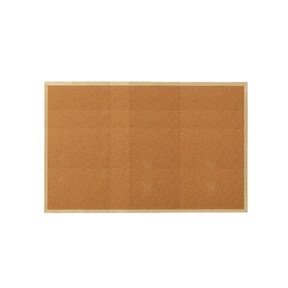 Esselte Bulletin Board cork with wooden frame stand 40x60