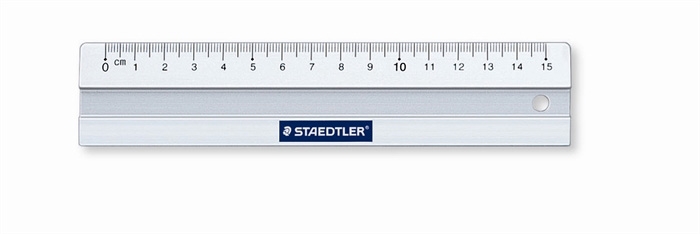 Staedtler aluminijsko ravnalo 15 cm