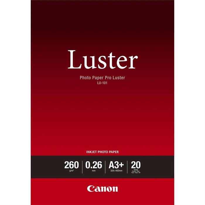 Canon Photo Paper Pro Luster 260g/m² - A3+, 20 listova