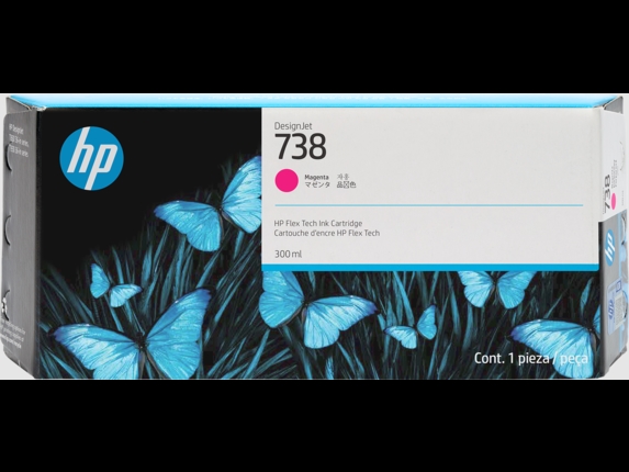 HP 738 300-ml magenta DesignJet tintni uložak