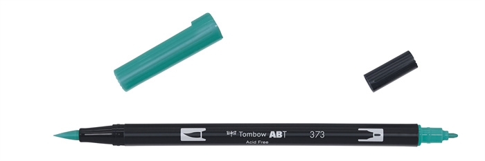 Tombow Marker ABT Dual Brush 373 morsko plavi