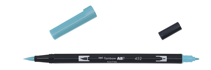 Tombow Marker ABT Dual Brush 452 procesno plavi