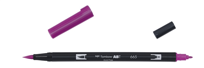 Tombow Marker ABT Dual Brush 665 ljubičasti