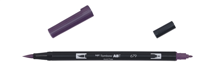 Tombow Marker ABT Dual Brush 679 tamno šljiva