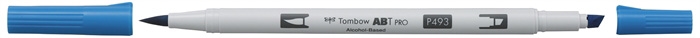 Tombow Marker alkoholni ABT PRO Dual Brush 493 reflex plavi