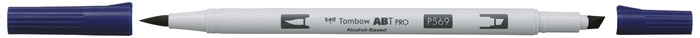 Tombow Alkoholni marker ABT PRO Dual Brush 569 jet blue