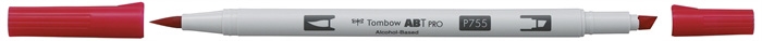 Tombow Marker alkohol ABT PRO Dual Brush 755 rubin crvena