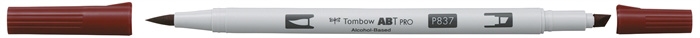 Tombow Marker alkohol ABT PRO Dual Brush 837 vino crveno