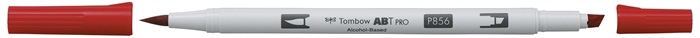 Tombow Alkoholni marker ABT PRO Dual Brush 856 crveni mak