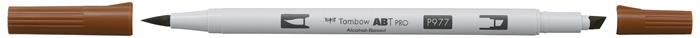 Tombow Marker alkohol ABT PRO Dual Brush 977 saddle brown