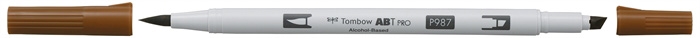 Tombow Marker alkohol ABT PRO Dual Brush 987 bronca