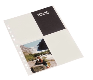 Bantex Photo Pocket 10x15 0.09mm portrait 8 photos white (10)