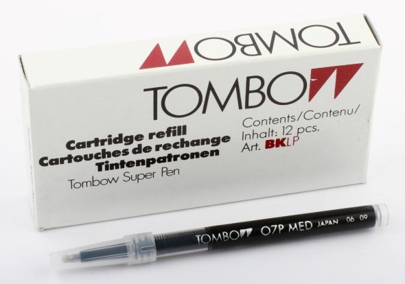 Tombow Rollerpen refil 0.10 crni