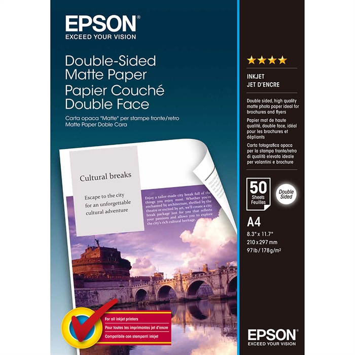 Epson mat papir obostrani - A4 - 50 listova