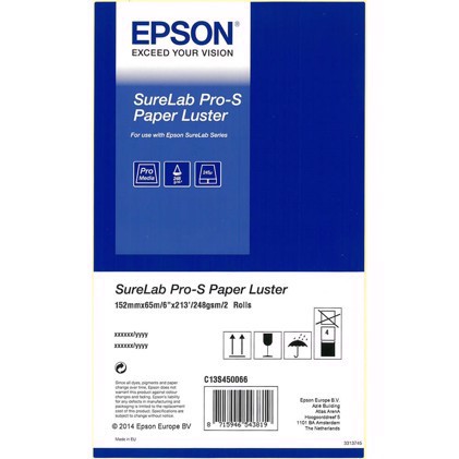 Epson SureLab Pro-S Paper Luster BP 6"x65 metara 2 rolls