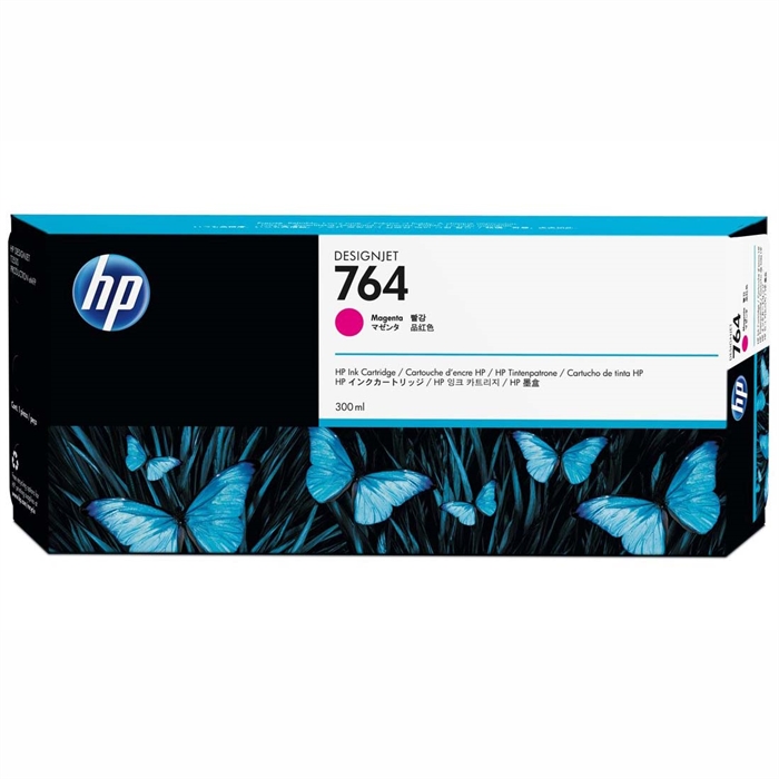 HP 764 magenta cartridge, 300 ml