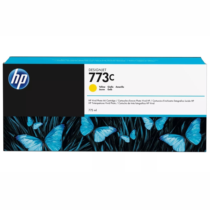 HP 773C yellow cartridge, 775 ml