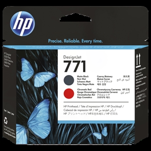 HP 771 Matte black/chromatic red ispisna glava