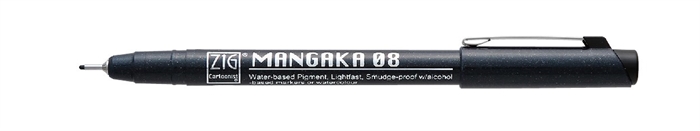 ZIG Mangaka Fineliner 08 crna