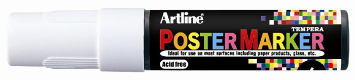 Artline Poster Marker 6.0 white