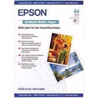 Epson Archival Matte Paper 192 g, A4 - 50 ark | C13S041342