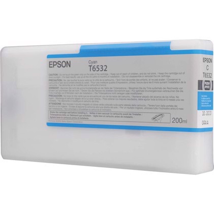 Epson Cyan T6532 - 200 ml blækpatron til Epson Pro 4900