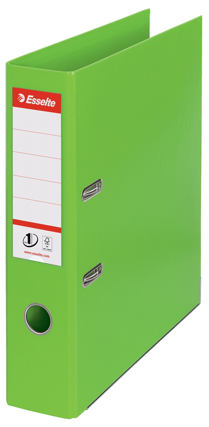 Esselte Binder No1 Vivida PP A4 75mm green