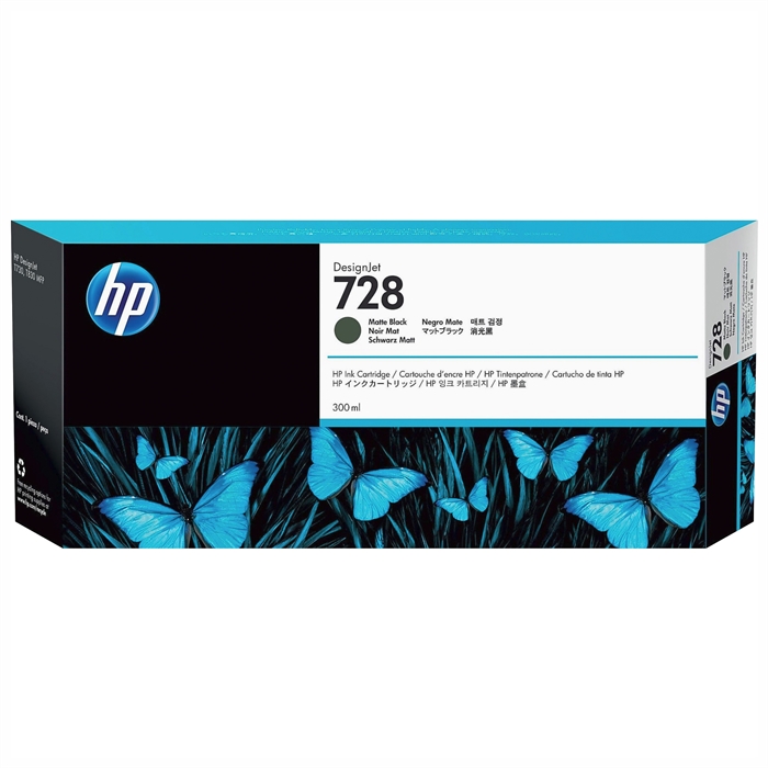 HP 728 300-ml Matte Black DesignJet uložak