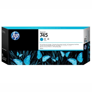 HP 745 cyan cartridge, 300 ml