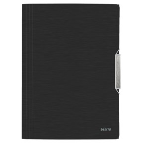 Leitz 3-tab elastic folder Style PP A4 black