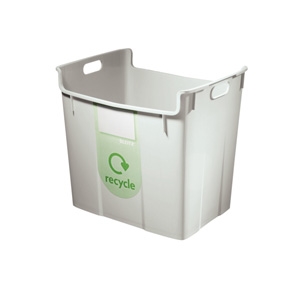 Leitz Recycling Bin Basko 40L grey