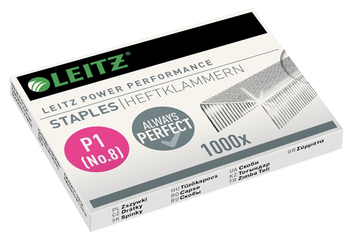 Leitz Staples No 8 P1 for 15 sheets (1000)