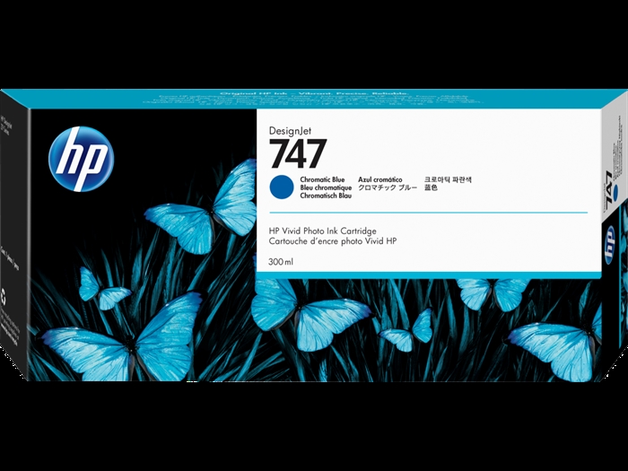 HP 747 300-ml Chromatic Blue DesignJet uložak